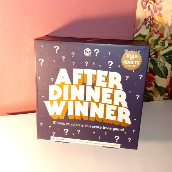 THE FUN CLUB Games Family Game Night After Dinner Winner Kids Vs